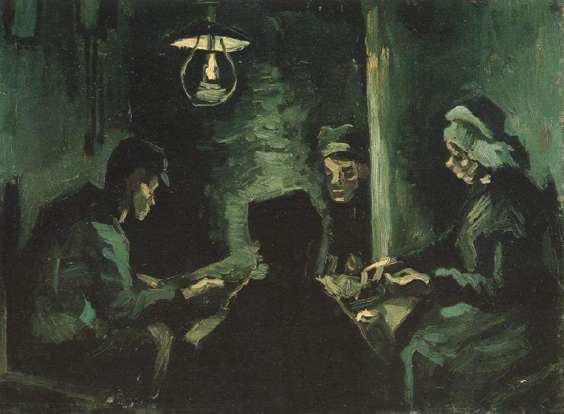 Vincent Van Gogh Four Peasants at a Meal (nn04) Sweden oil painting art